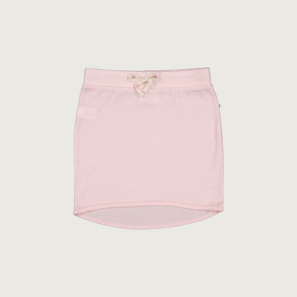 Merino slouch skirt powder pink
